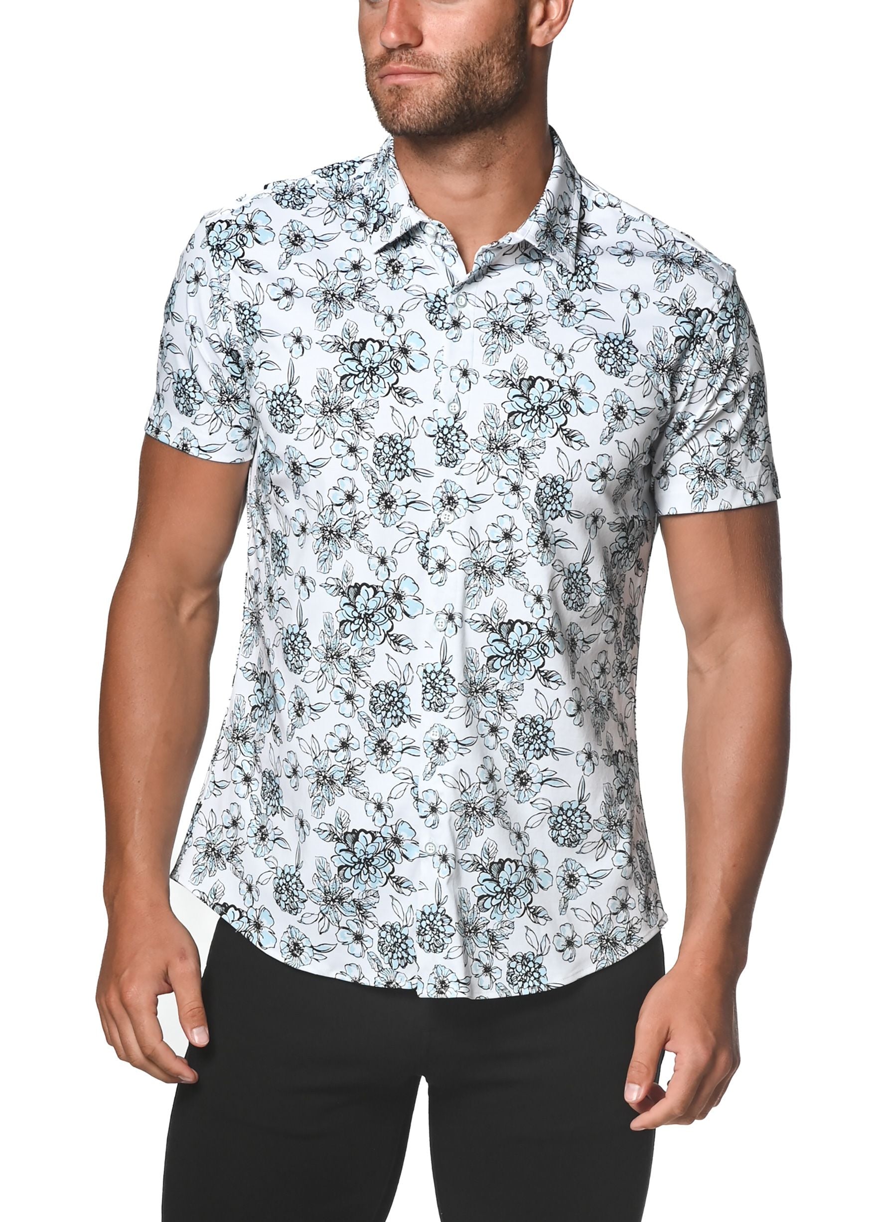 PEN FLEUR STRETCH KNIT SHIRT - DealByEthan.gay loves ST33LE