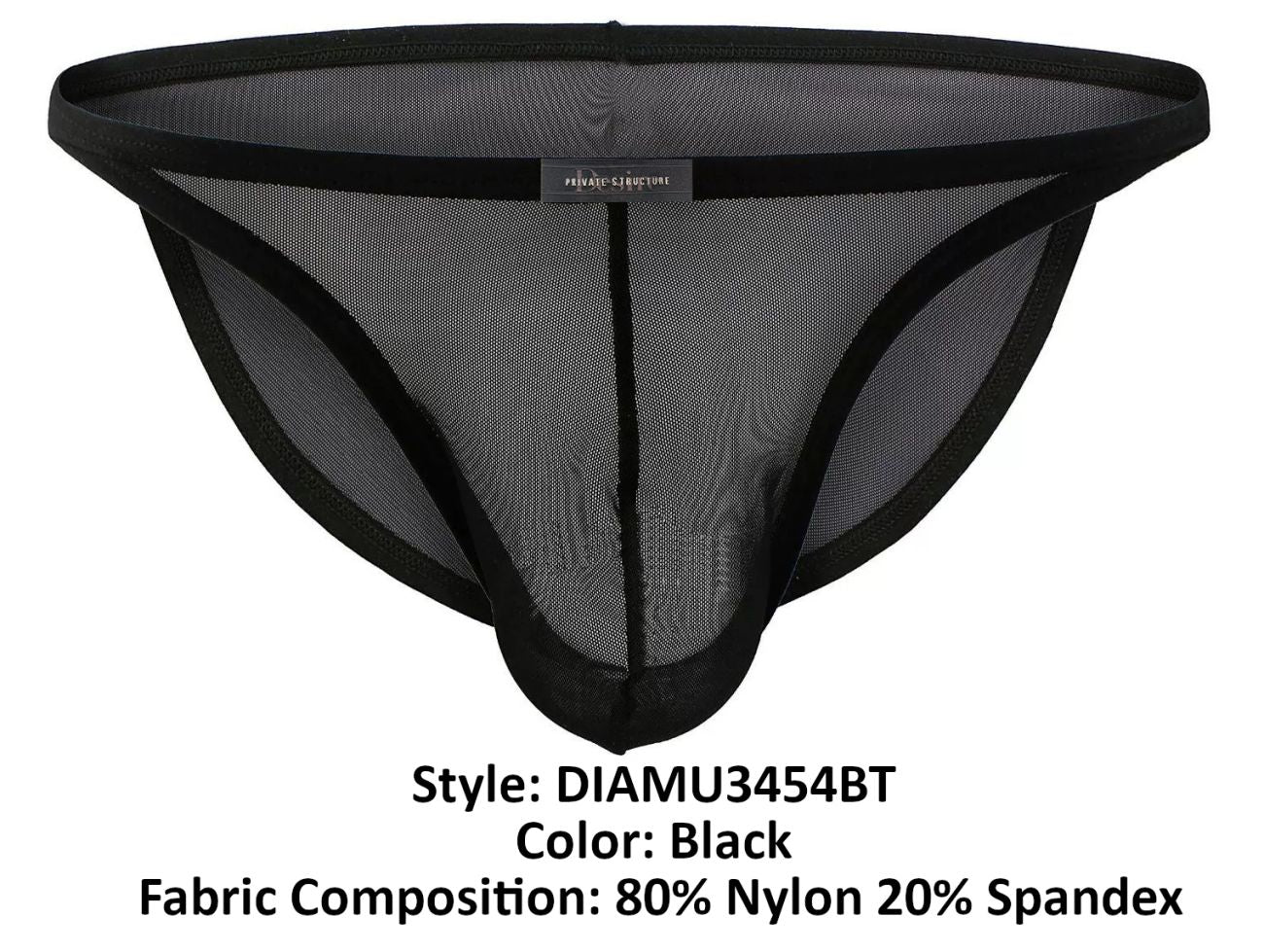 Private Structure DIAMU3454BT Desire Intima Low Rise Bikini Color Black - DealByEthan.gay loves Private Structure