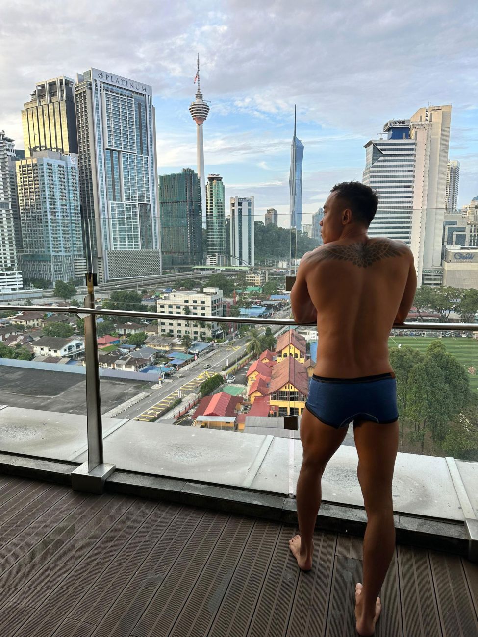 Private Structure LCUT4359 Barn Boy Low Rise Trunk Color Denim - DealByEthan.gay loves Private Structure