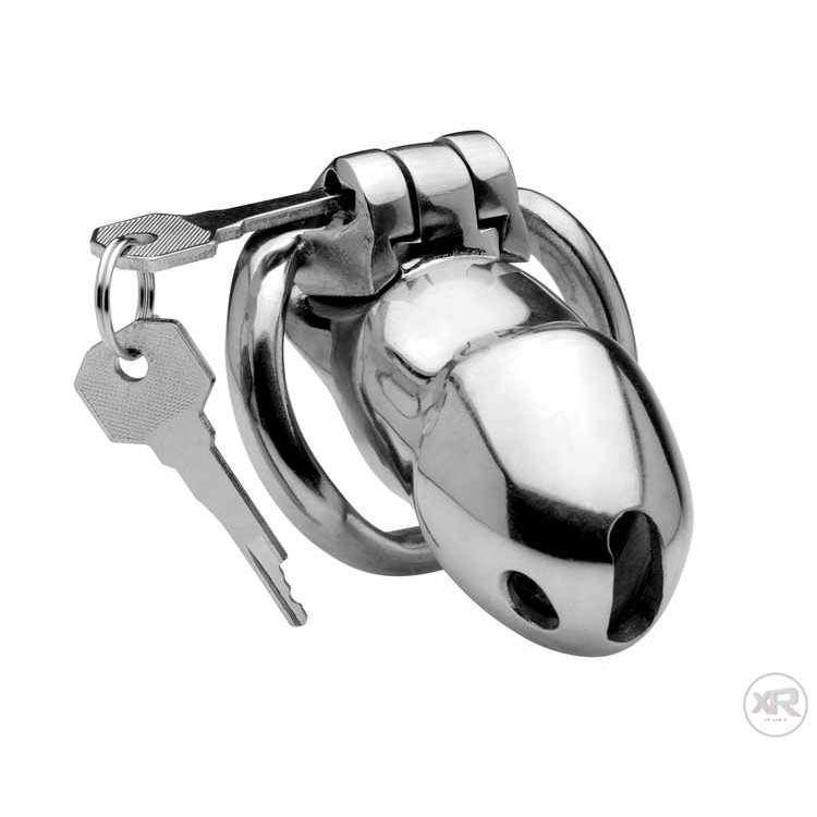 Rikers 24-7 Stainless Steel Locking Chastity Cage - DealByEthan.gay loves Master Series