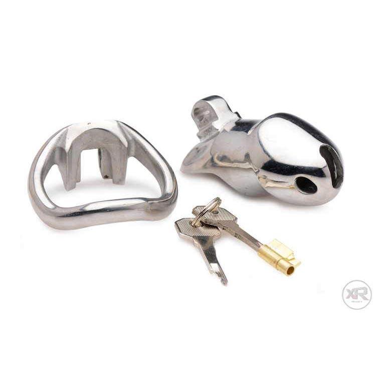 Rikers 24-7 Stainless Steel Locking Chastity Cage - DealByEthan.gay loves Master Series