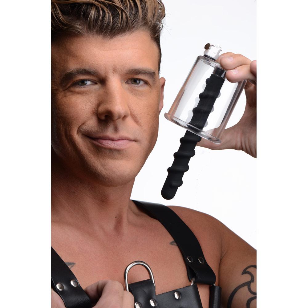 Rosebud Driller Cylinder with Silicone Swirl Insert - DealByEthan.gay loves Master Series