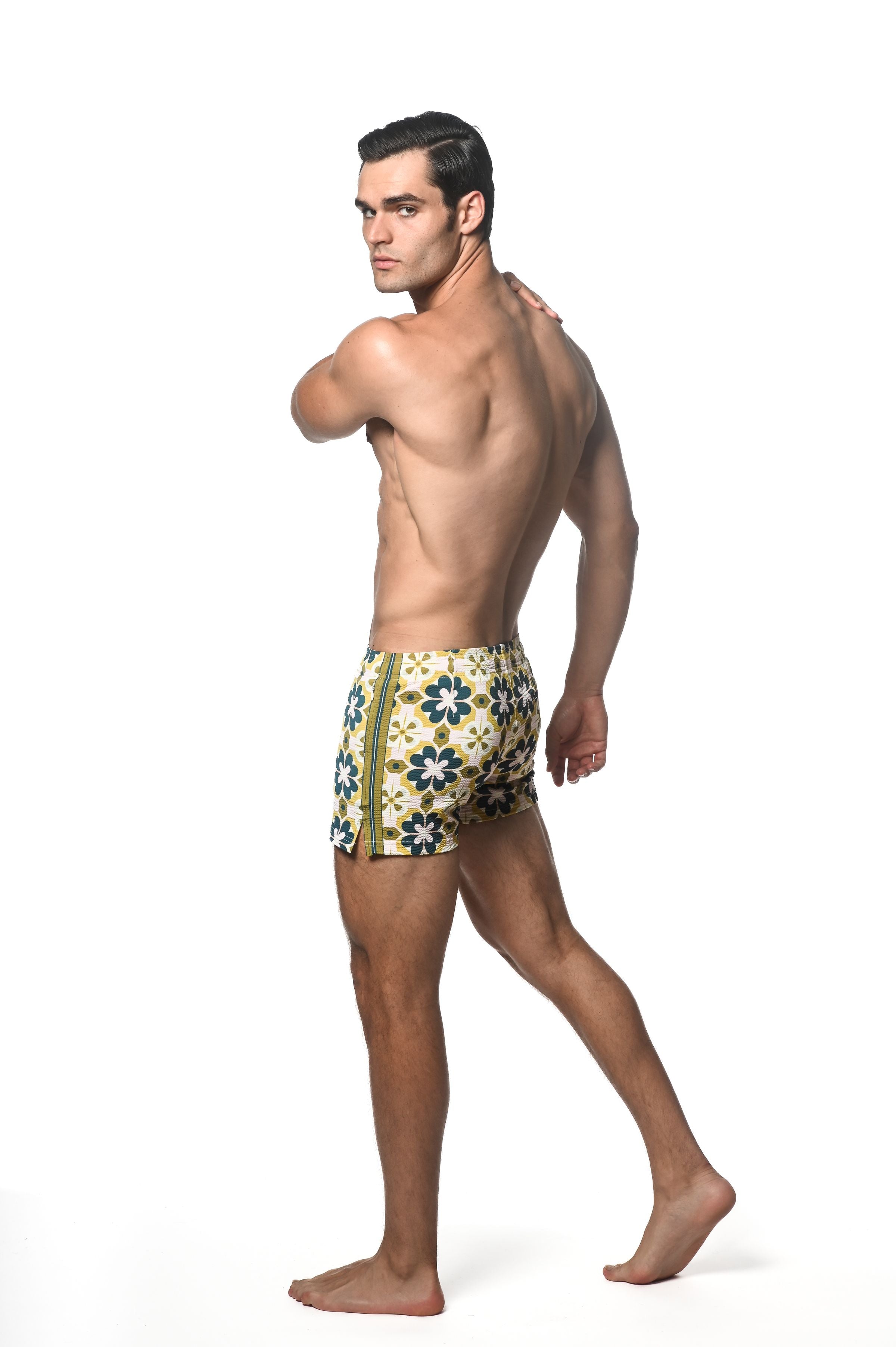 SEERSUCKER SWIM SHORTS W/ MESH LINING - DealByEthan.gay loves POSTMARC