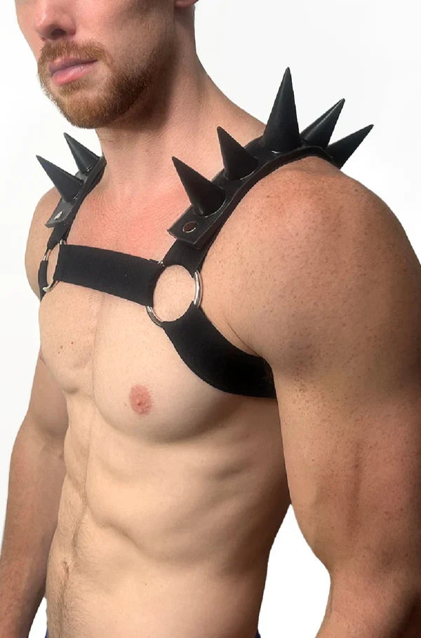 SPIKED BULLDOG HARNESS - DealByEthan.gay loves *SSTRICKS APPAREL