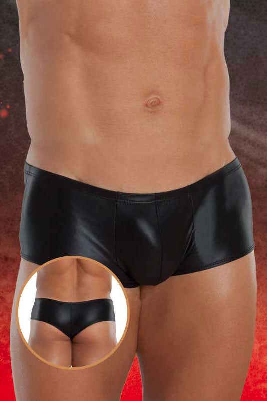 Softline Cheeky Back Boxer Brief Underwear Black 4485 Size L - DealByEthan.gay loves Softline