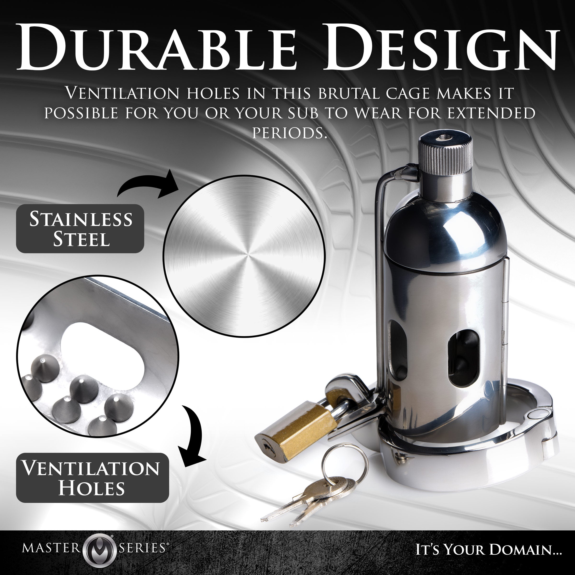 Spiked Chamber Chastity Cage - DealByEthan.gay loves Master Series