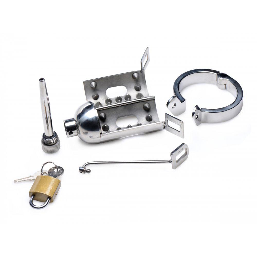 Spiked Chamber Chastity Cage - DealByEthan.gay loves Master Series