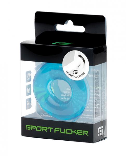Sport Fucker Chubby Cockring - Ice Blue - DealByEthan.gay loves Sport Fucker