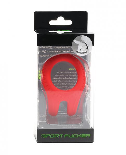 Sport Fucker Cockpit Cockring - Red - DealByEthan.gay loves Sport Fucker