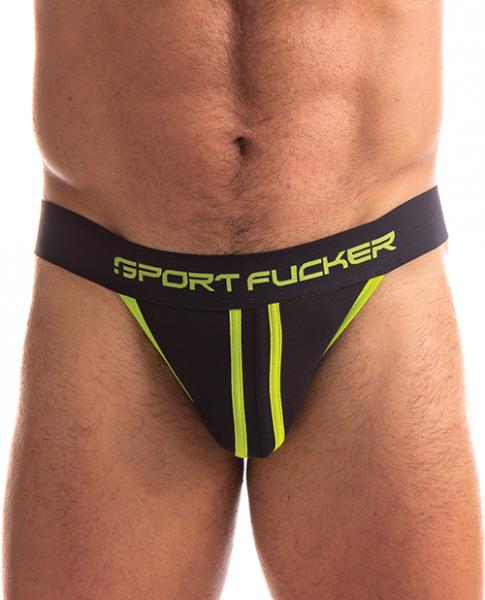 Sport Fucker Jersey Jock - Xxl Black/green - DealByEthan.gay loves Sport Fucker
