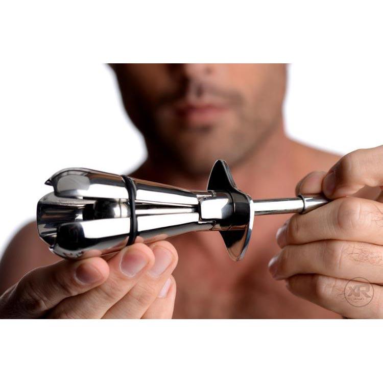 Stainless Steel Locking Anal Plug - DealByEthan.gay loves Master Series