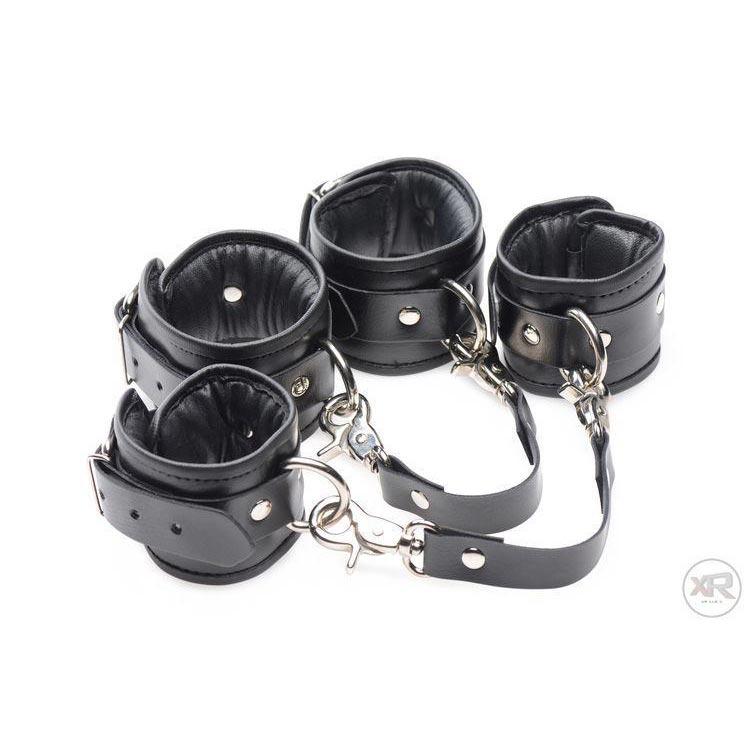 Strap Linked Bondage Cuffs - DealByEthan.gay loves Master Series