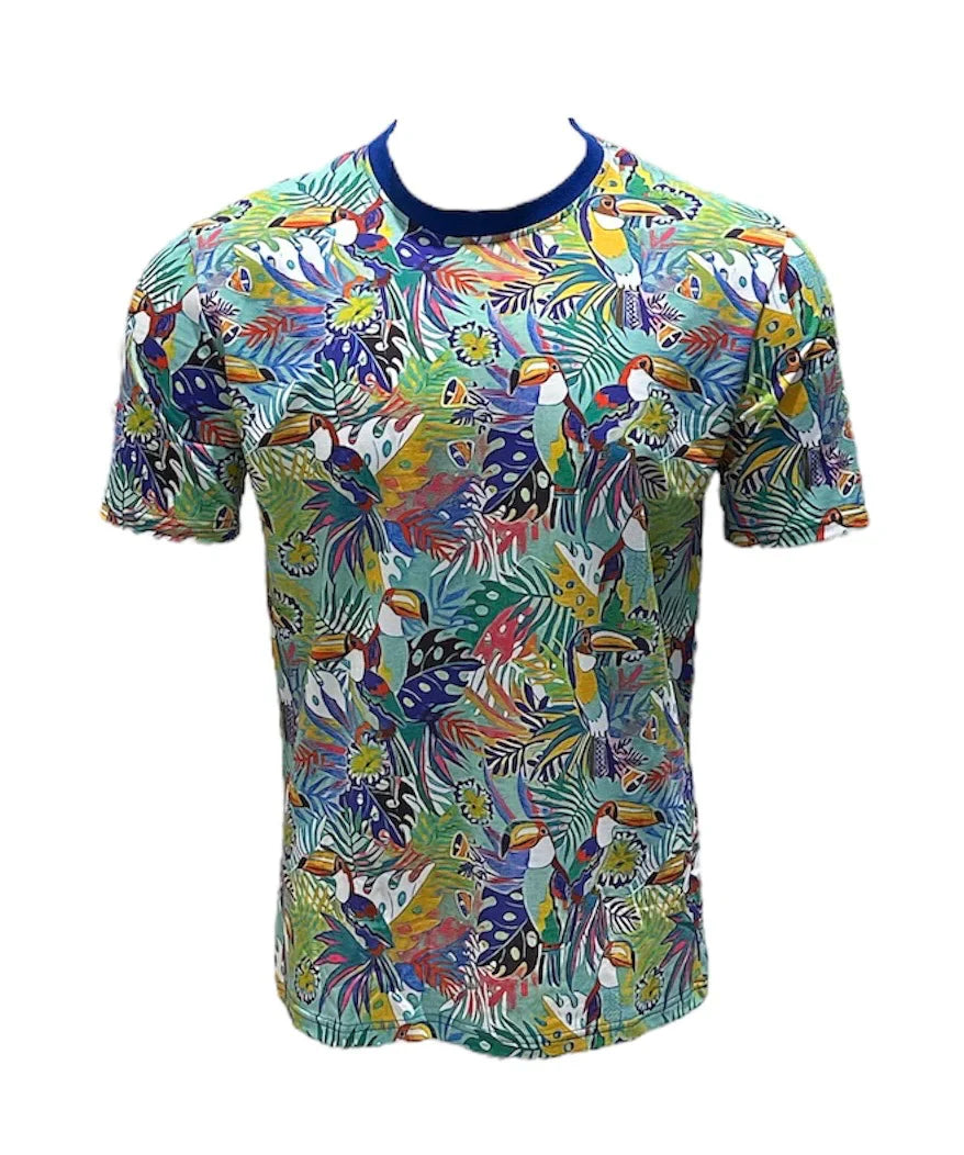 TOUCAN PRINTED T-SHIRT - DealByEthan.gay loves SUGAR