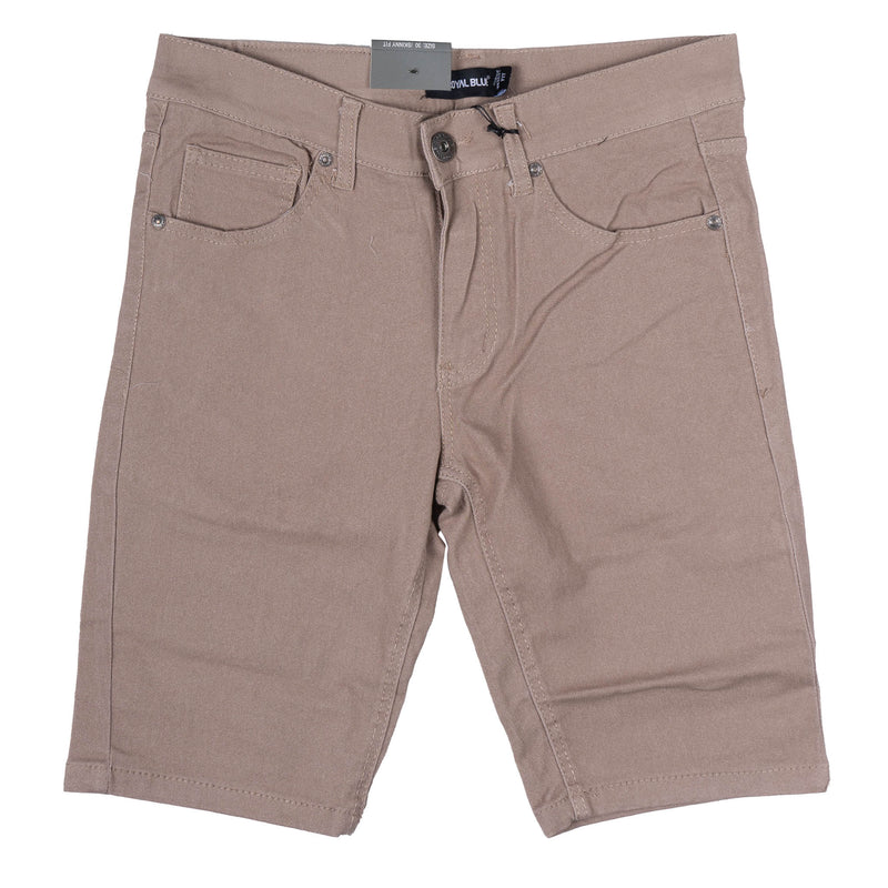 TWILL STRETCH SKINNY SHORT - DealByEthan.gay loves ROYAL BLUE