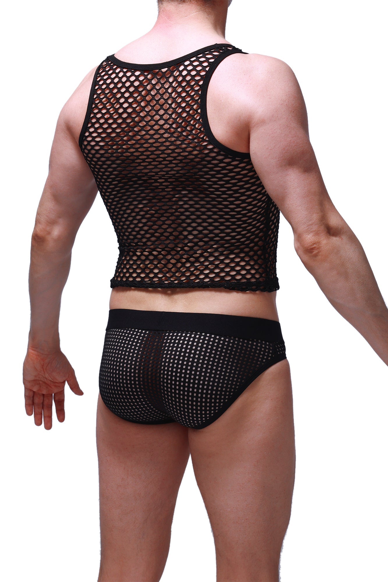 Tank Top Mesh Black - DealByEthan.gay loves PetitQ
