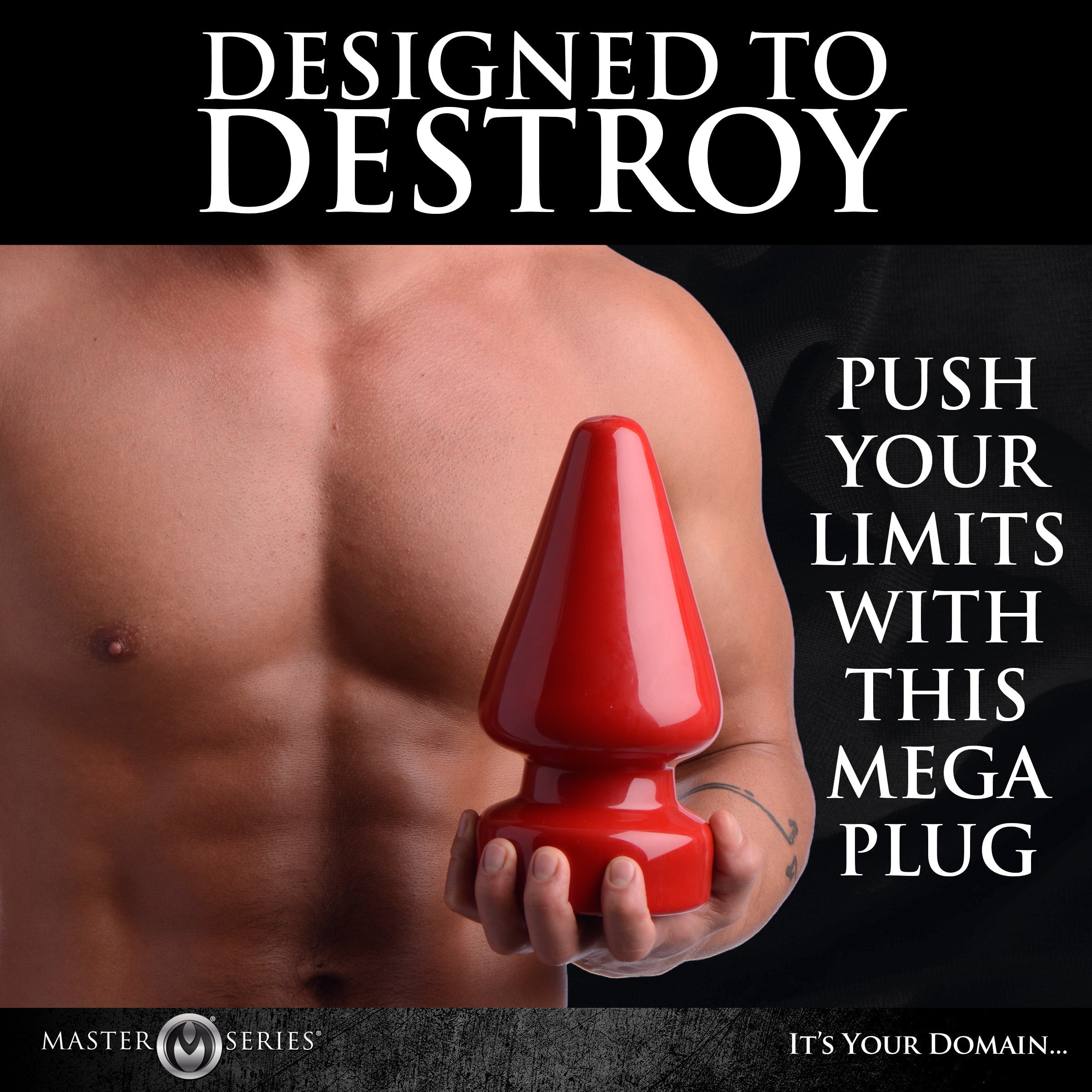The Anal Destructor Butt Plug - DealByEthan.gay loves Master Series