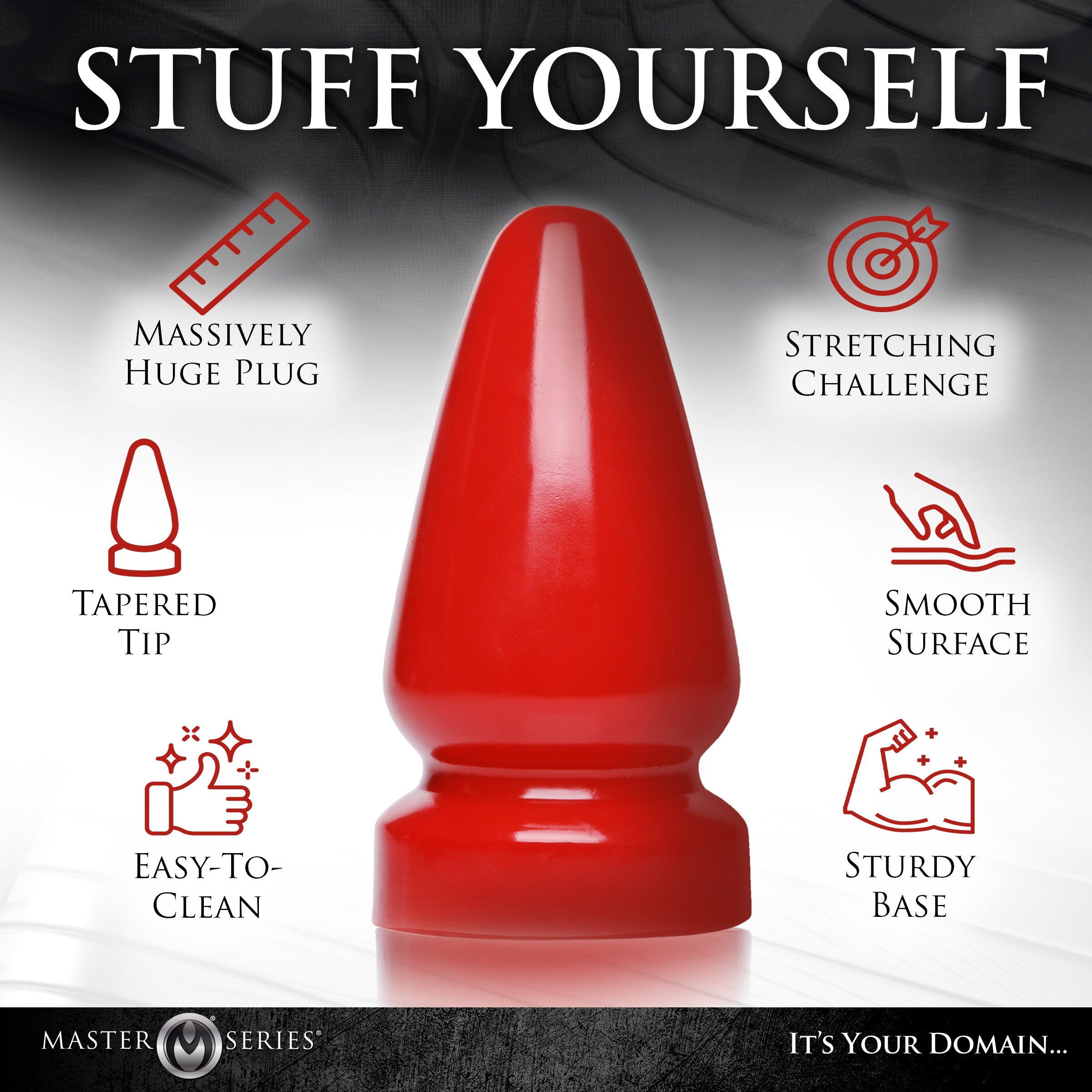 The Anal Destructor Butt Plug - DealByEthan.gay loves Master Series
