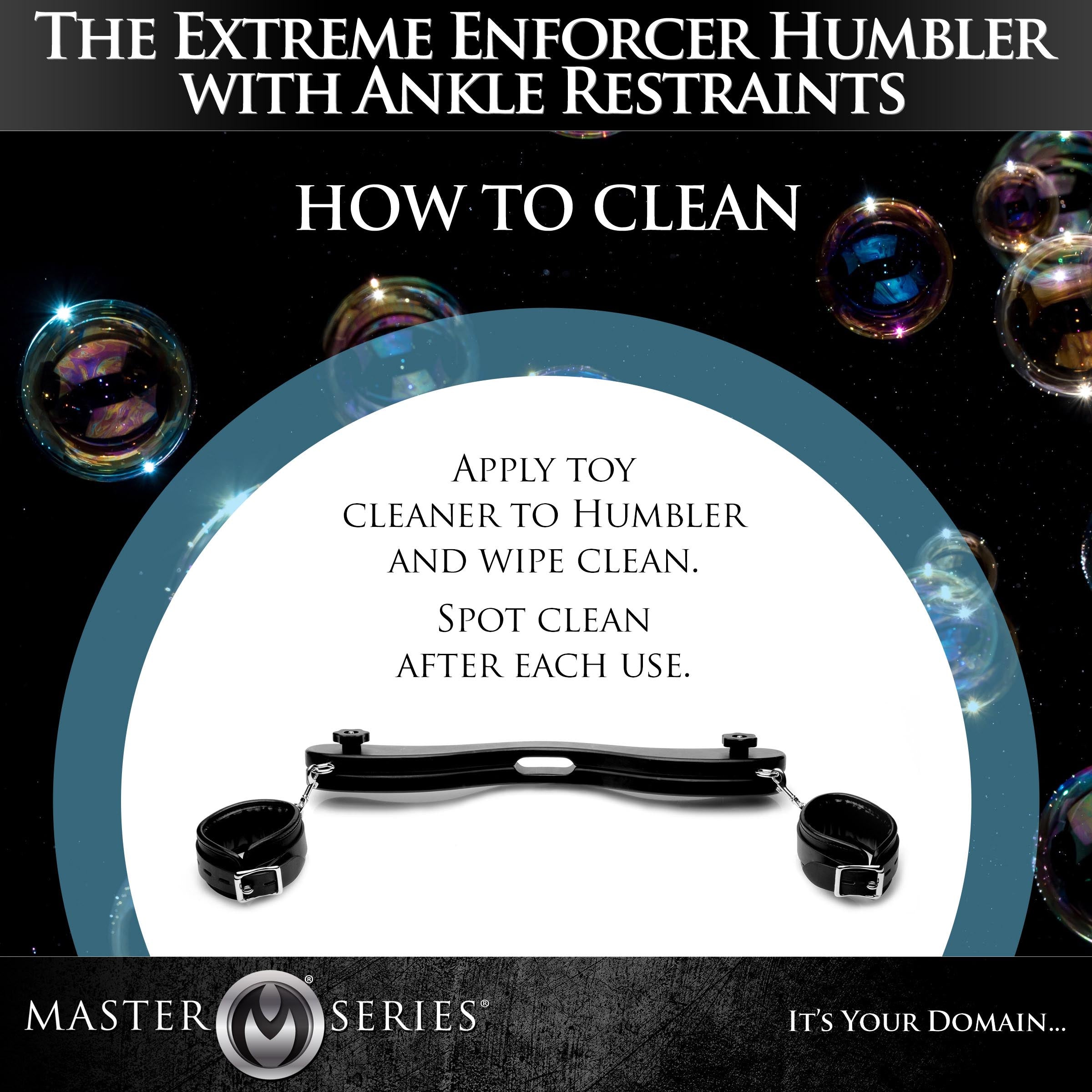The Extreme Enforcer Humbler with Ankle Restraints - DealByEthan.gay loves Master Series