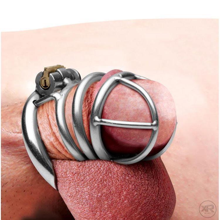 The Pen Deluxe Stainless Steel Locking Chastity Cage - DealByEthan.gay loves Master Series
