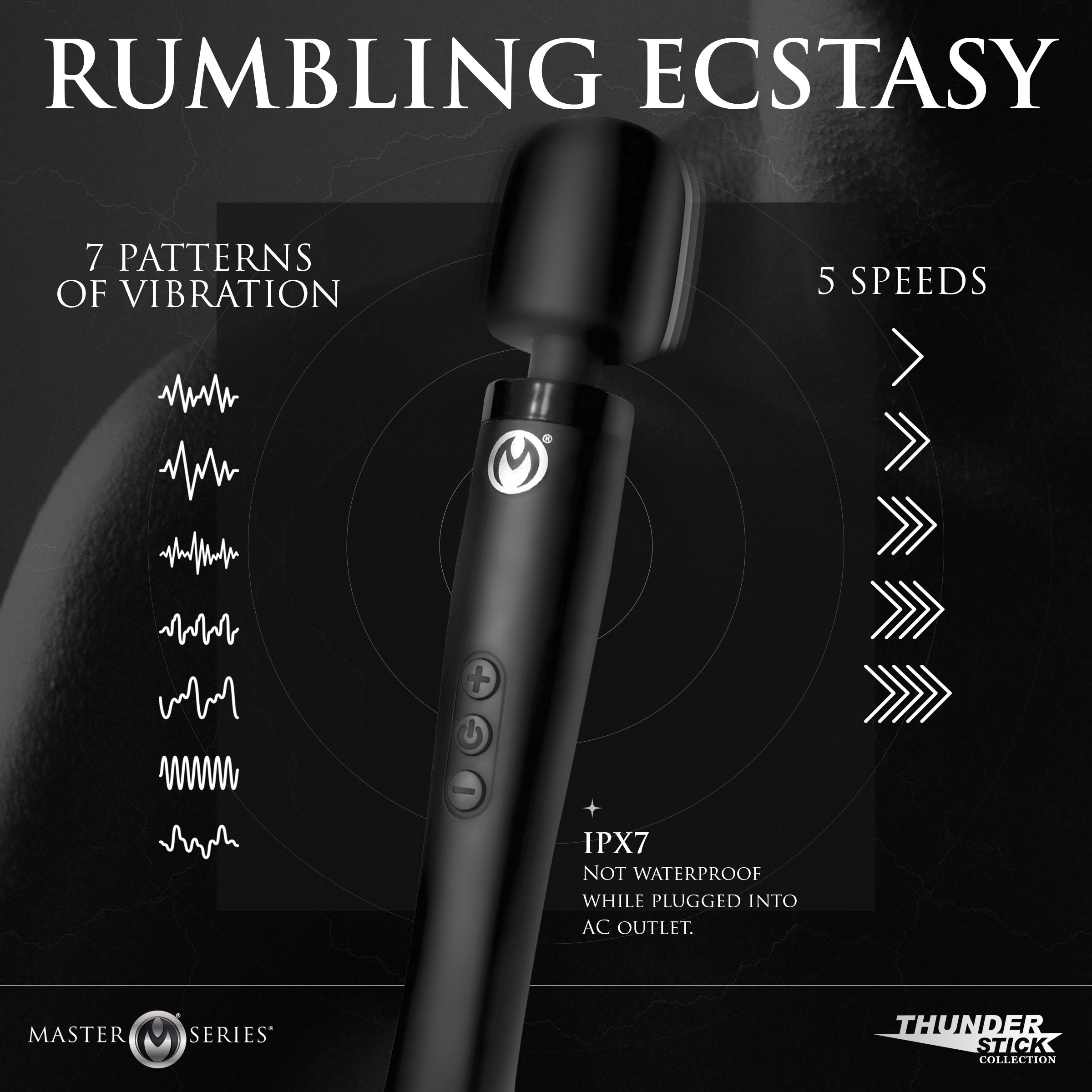 Thunderstick Pro Silicone Wand Massager - DealByEthan.gay loves Master Series