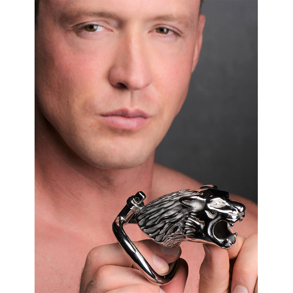 Tiger King Locking Chastity Cage - DealByEthan.gay loves Master Series