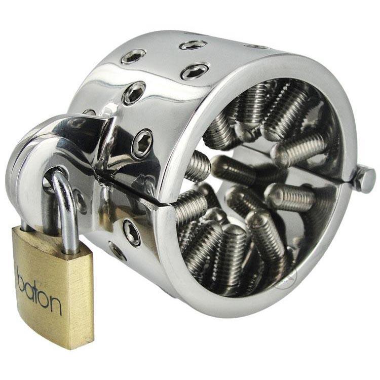 Toms Blunt Spikes Stainless Steel CBT Device - DealByEthan.gay loves Master Series