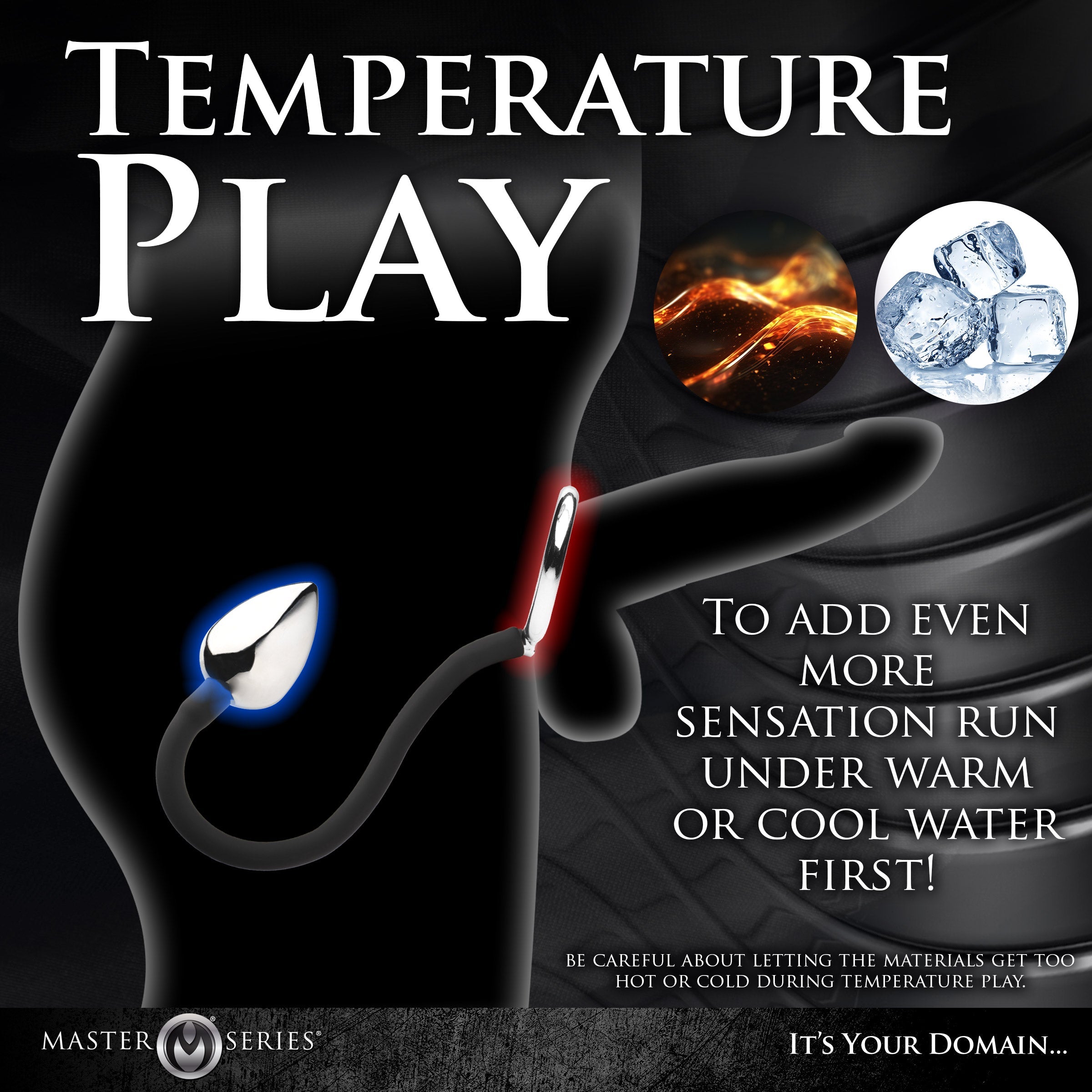 Tug and Plug Cock and Ball Ring with Anal Plug - DealByEthan.gay loves Master Series