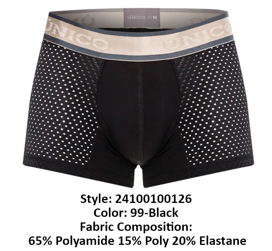 Unico 24100100126 Tamiz Trunks Color 99-Black - DealByEthan.gay loves Unico