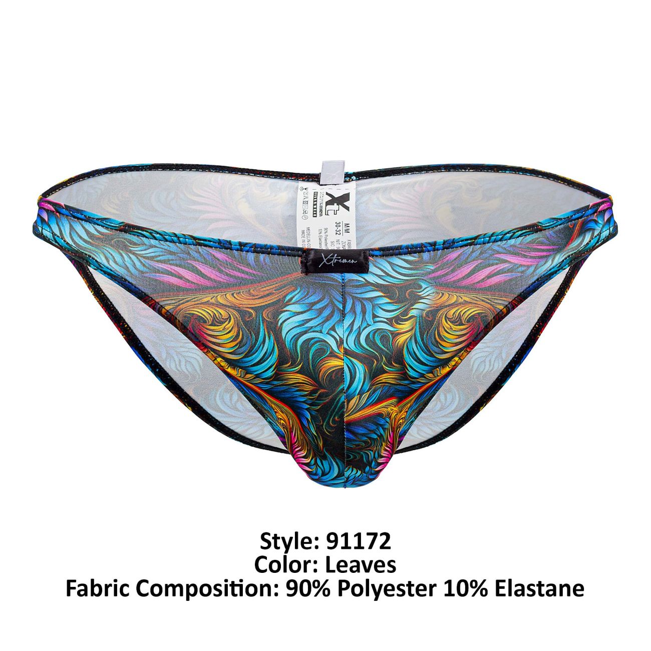 Xtremen 91172 Printed Bikini Color Leaves - DealByEthan.gay loves Xtremen