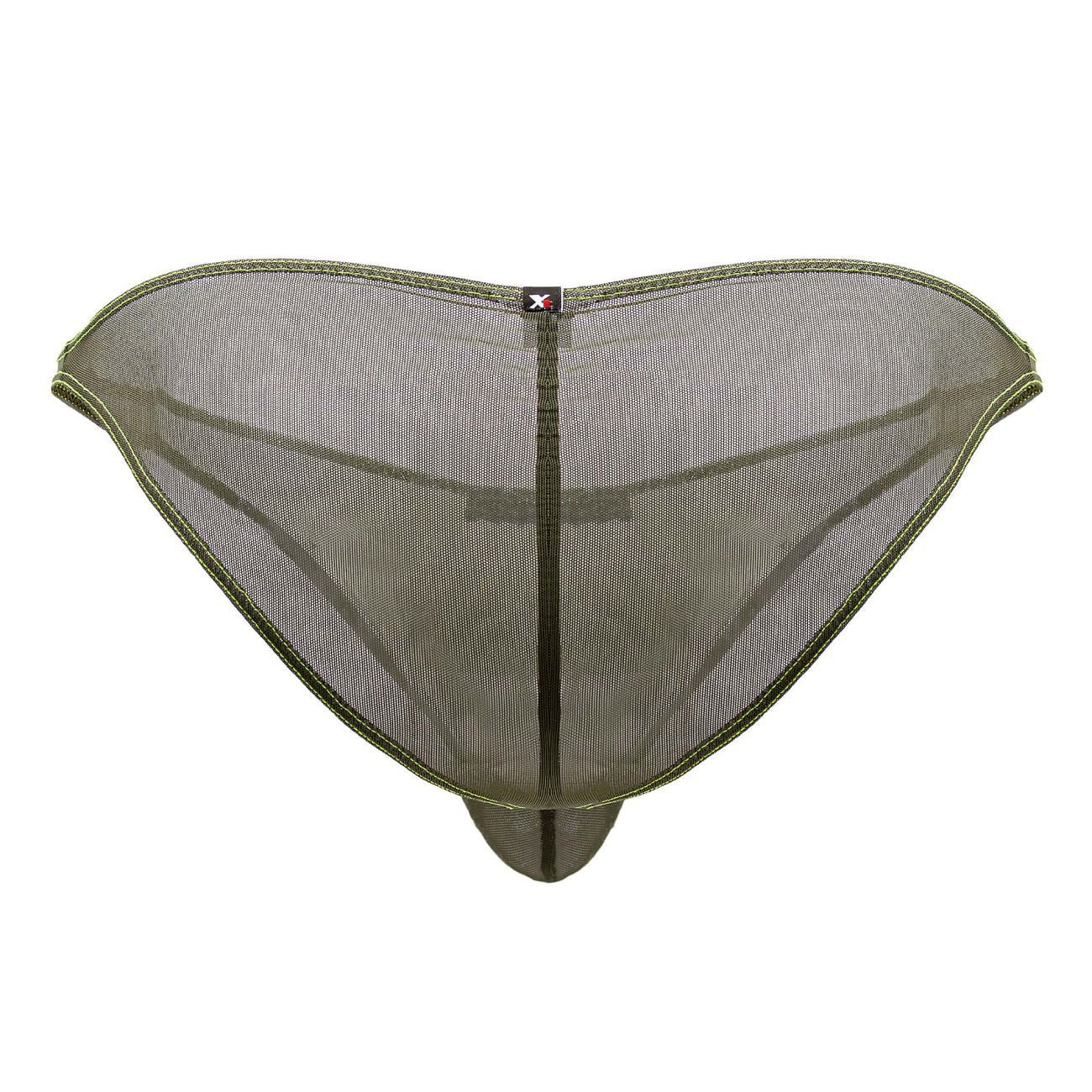 Xtremen 91187 Tulle Mesh Bikini Color Green - DealByEthan.gay loves Xtremen