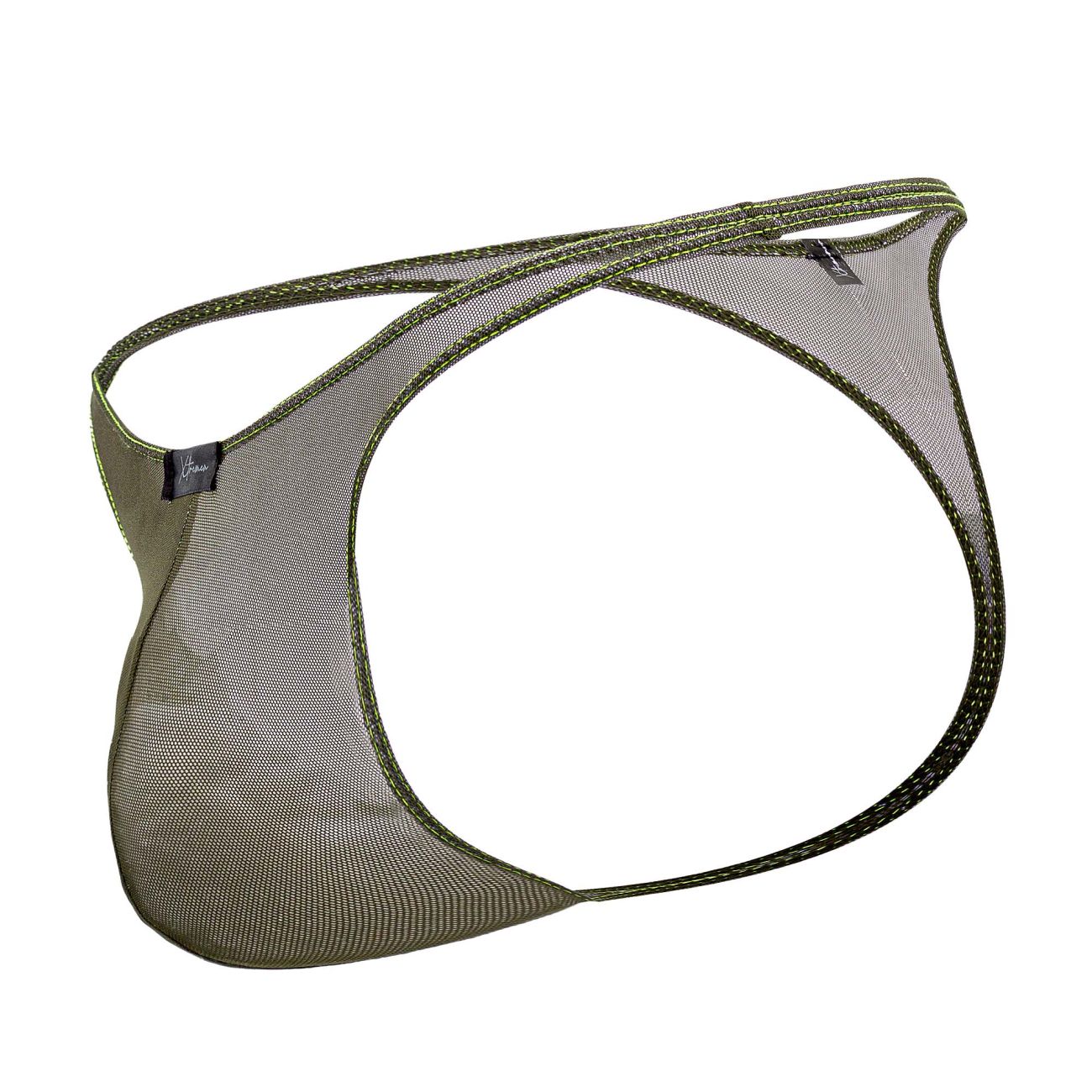 Xtremen 91189 Tulle Mesh Thongs Color Green - DealByEthan.gay loves Xtremen