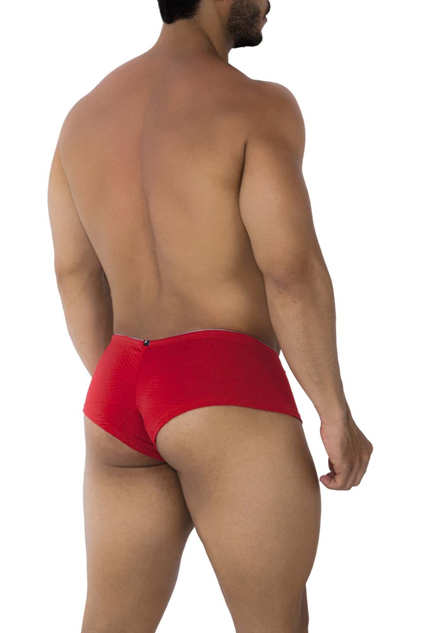 Xtremen 91190 Jacquard Trunks Color Red - DealByEthan.gay loves Xtremen
