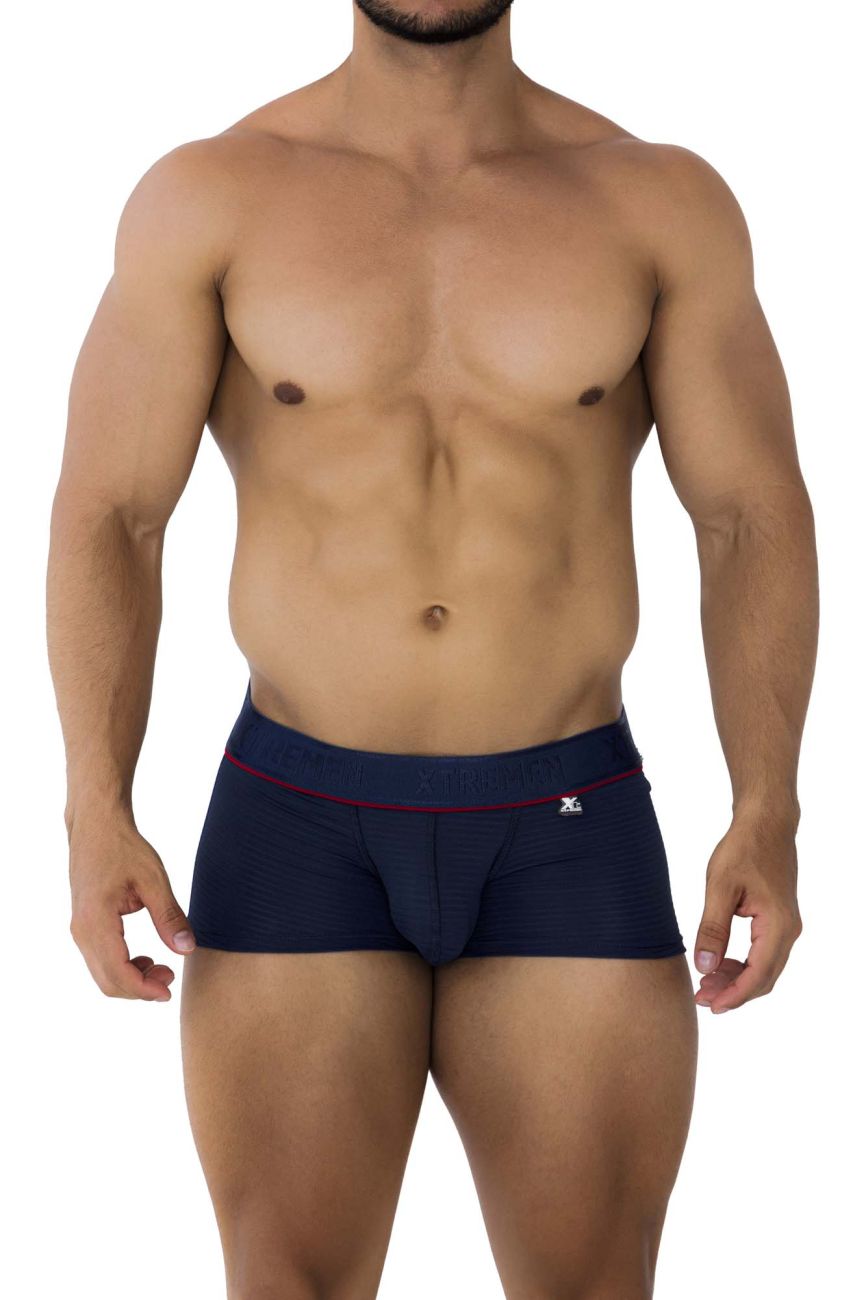 Xtremen 91196 Jacquard Trunks Color Dark Blue - DealByEthan.gay loves Xtremen