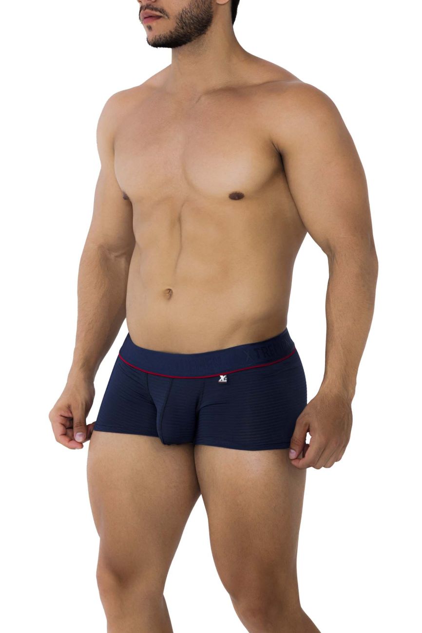 Xtremen 91196 Jacquard Trunks Color Dark Blue - DealByEthan.gay loves Xtremen