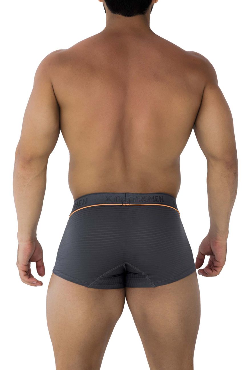 Xtremen 91196 Jacquard Trunks Color Gray - DealByEthan.gay loves Xtremen