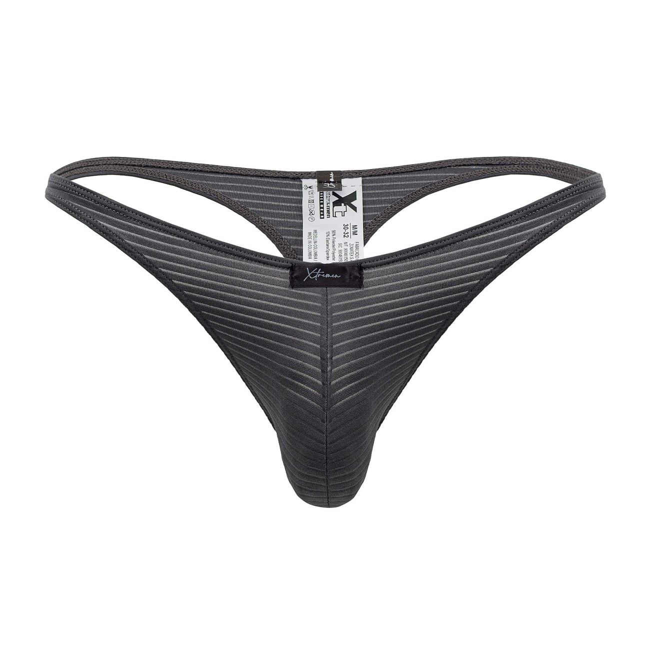 Xtremen 91198 Jacquard Thongs Color Gray - DealByEthan.gay loves Xtremen