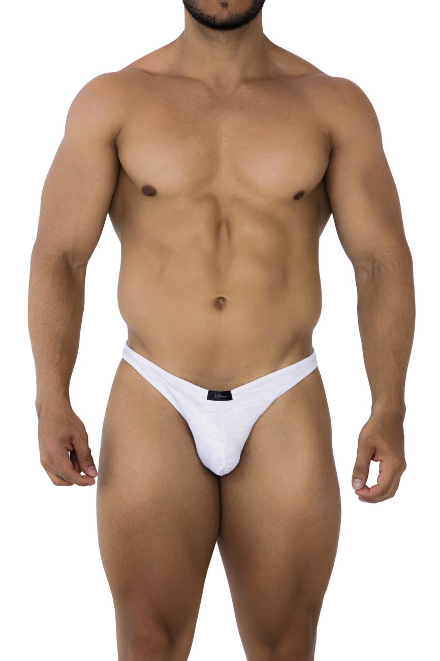Xtremen 91201 Jacquard Bikini Color White - DealByEthan.gay loves Xtremen