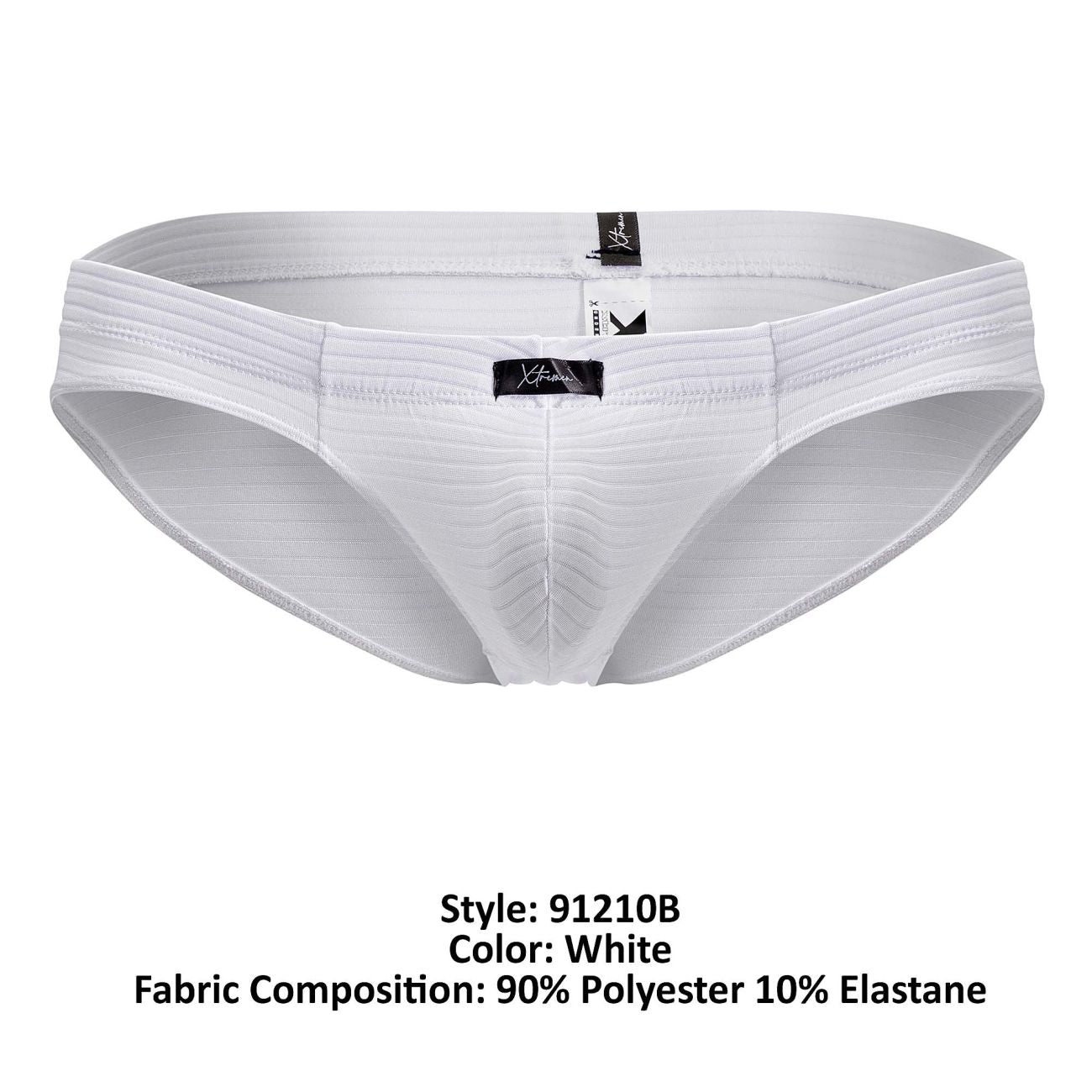 Xtremen 91210B Microfiber Briefs Color White - DealByEthan.gay loves Xtremen