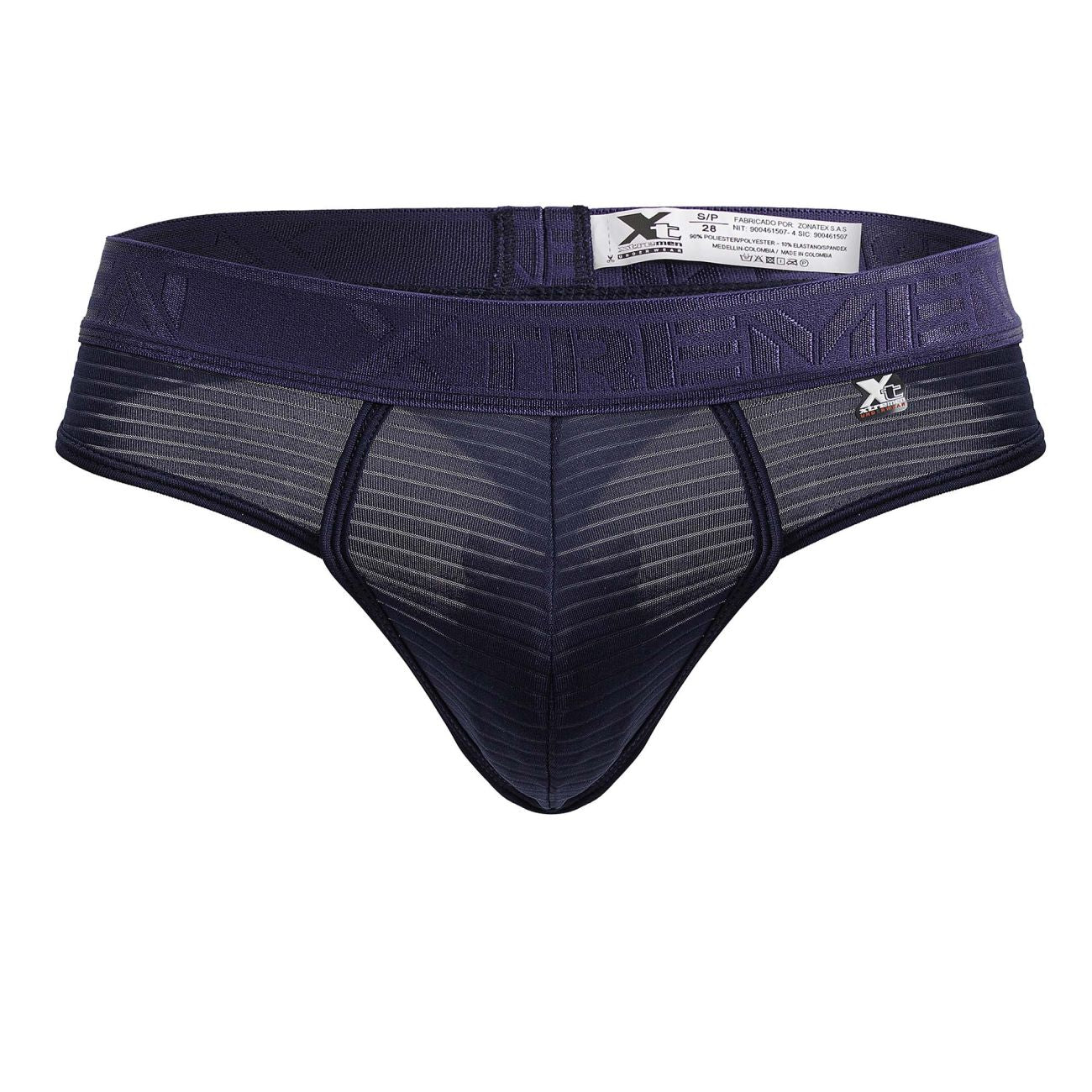 Xtremen 91211B Microfiber Thongs Color Navy - DealByEthan.gay loves Xtremen
