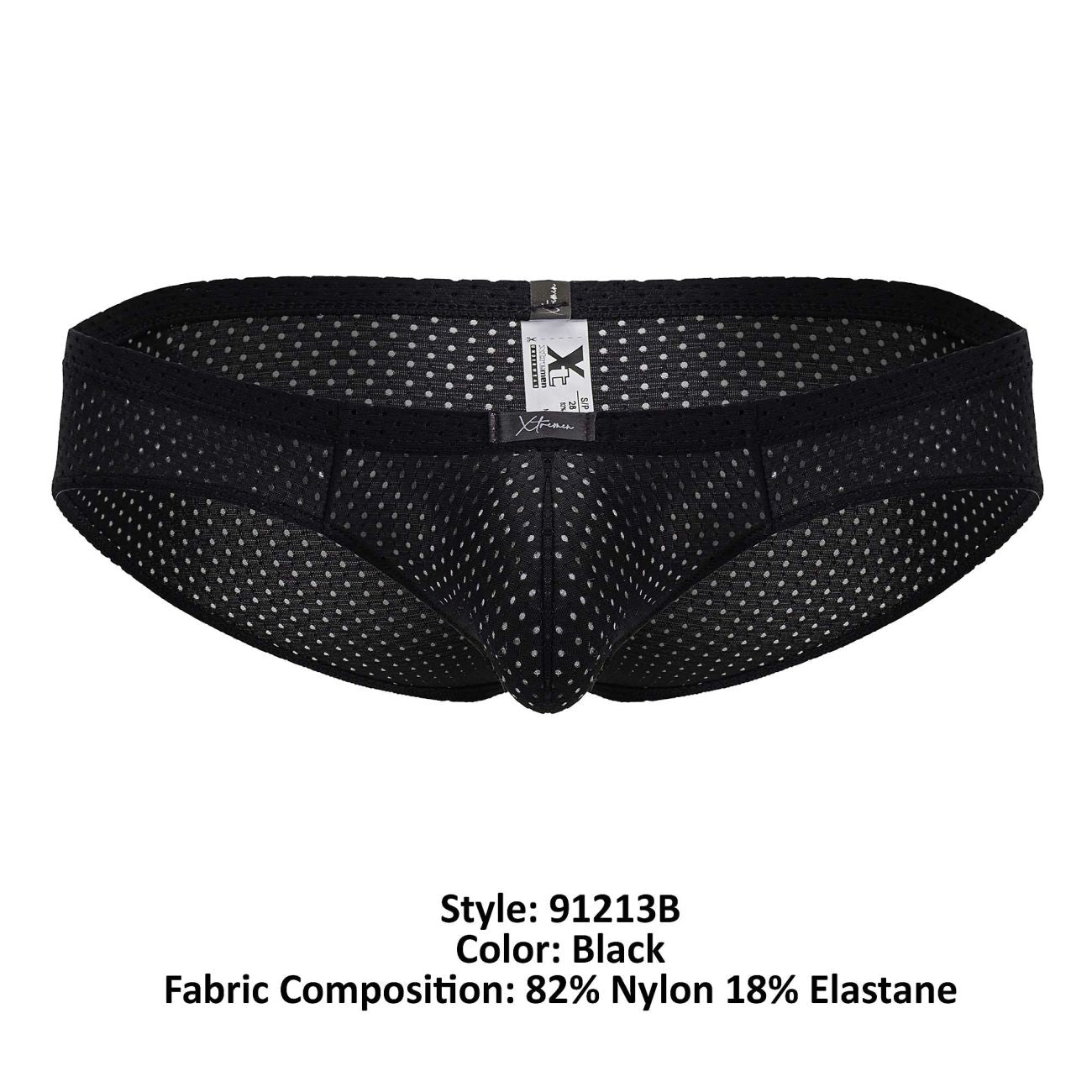 Xtremen 91213B Microfiber Briefs Color Black - DealByEthan.gay loves Xtremen