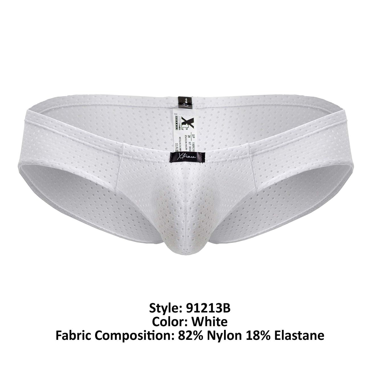 Xtremen 91213B Microfiber Briefs Color White - DealByEthan.gay loves Xtremen