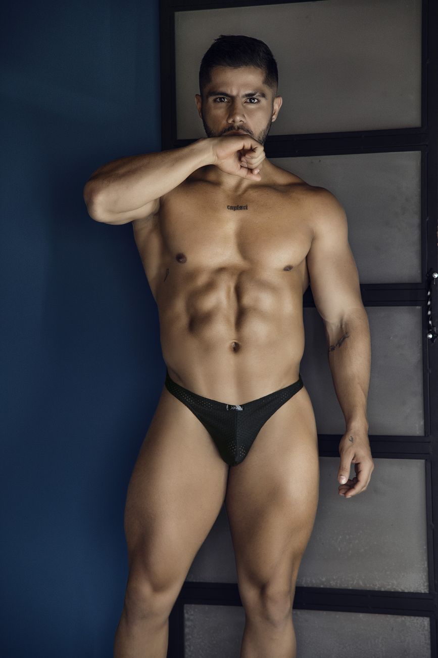 Xtremen 91214B Microfiber Thongs Color Black - DealByEthan.gay loves Xtremen