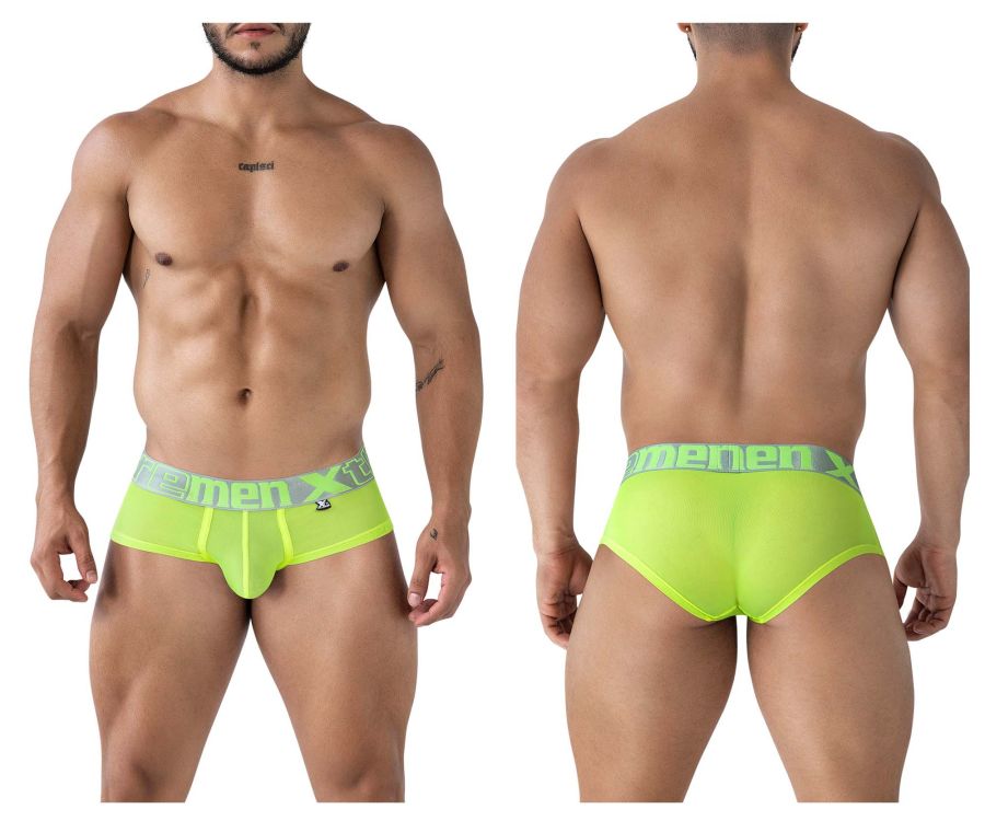 Xtremen 91236 Microfiber Briefs Color Neon Green - DealByEthan.gay loves Xtremen