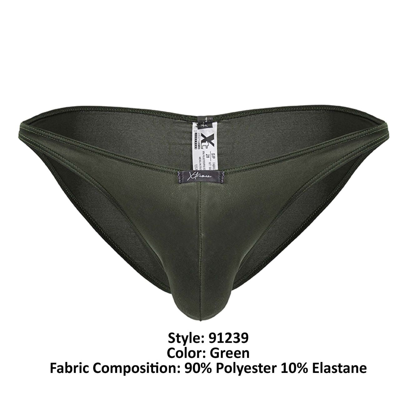 Xtremen 91239 Microfiber Bikini Color Green - DealByEthan.gay loves Xtremen