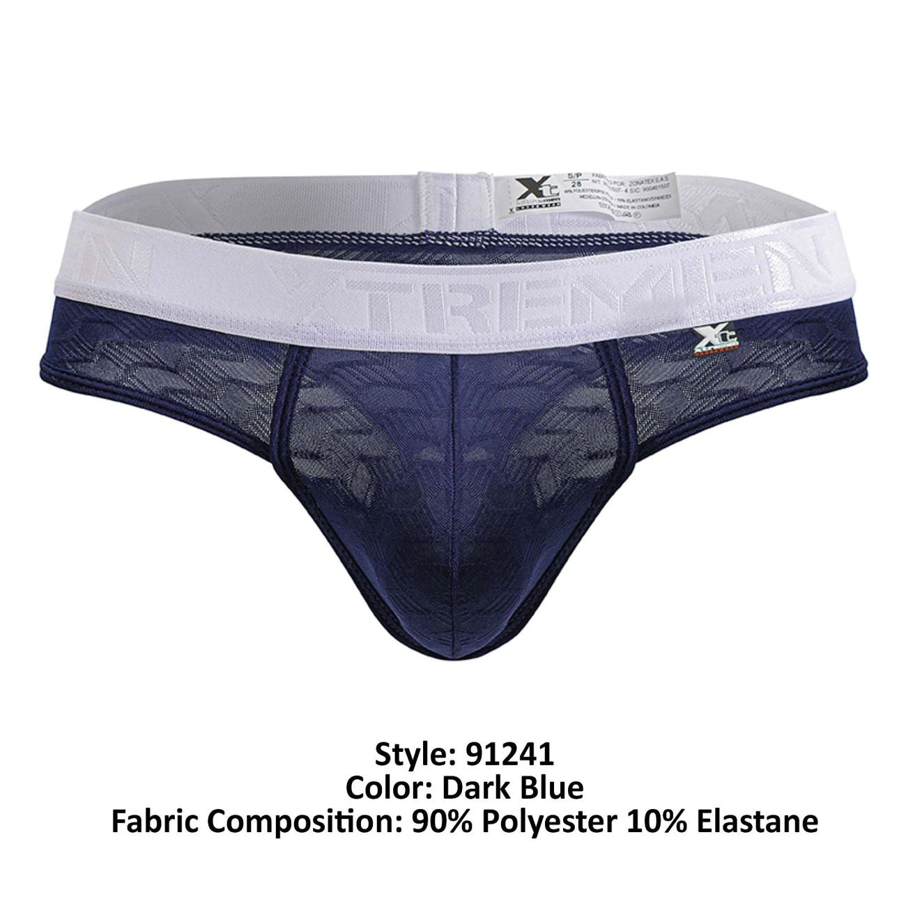 Xtremen 91241 Microfiber Thongs Color Dark Blue - DealByEthan.gay loves Xtremen