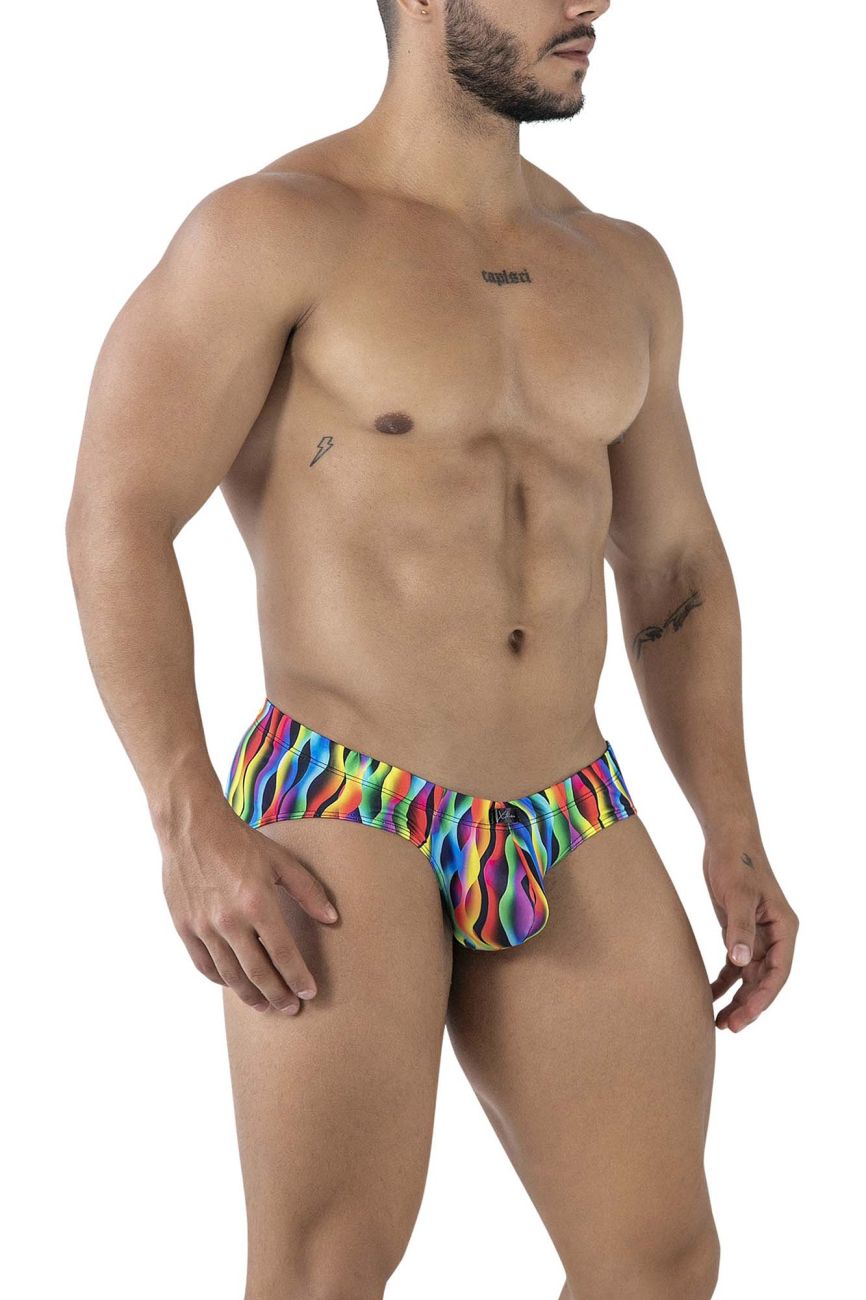 Xtremen 91248 Printed Briefs Color Waves - DealByEthan.gay loves Xtremen