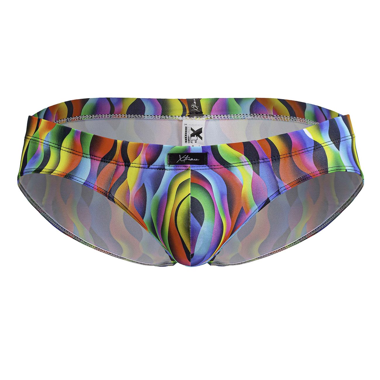 Xtremen 91248 Printed Briefs Color Waves - DealByEthan.gay loves Xtremen
