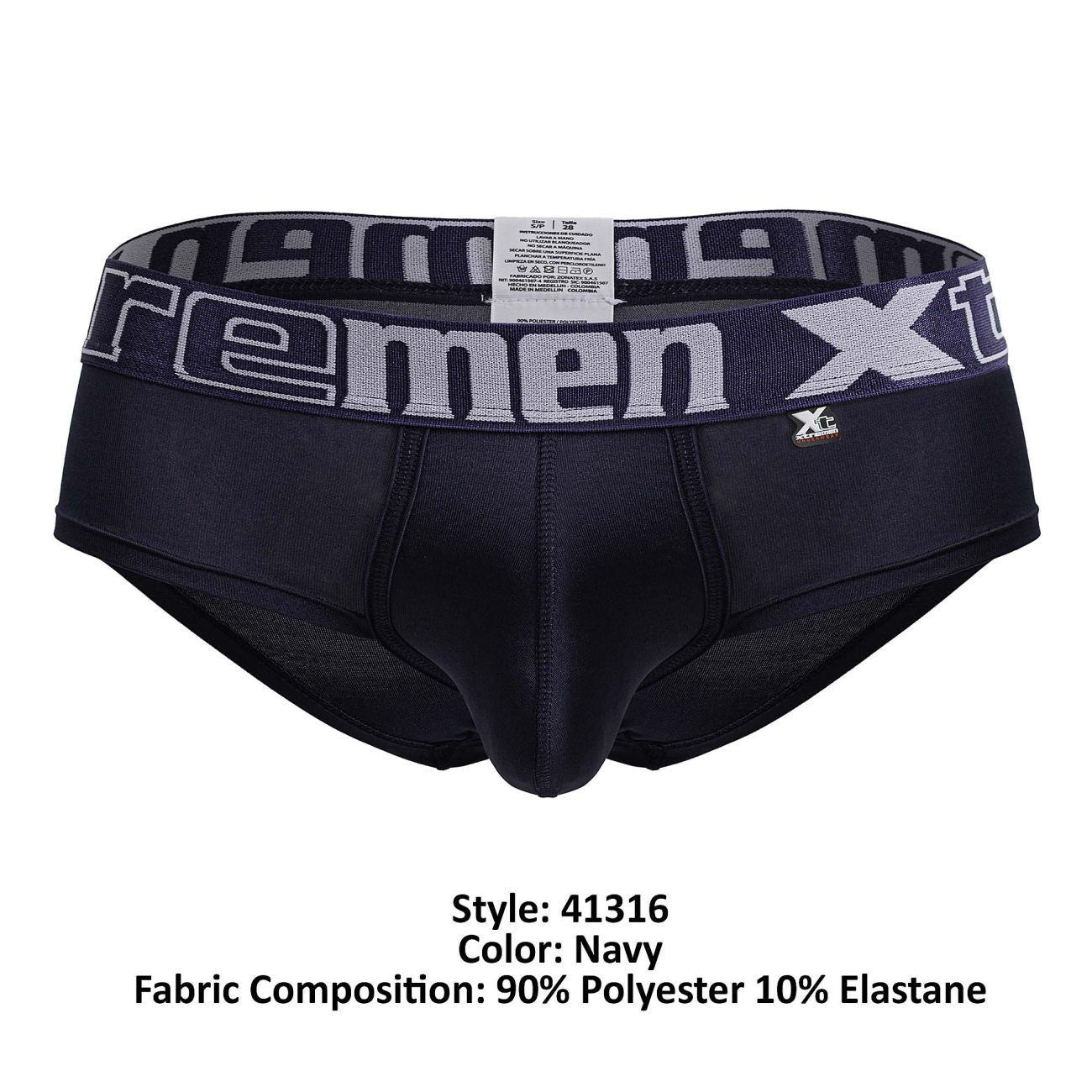Xtremen 41316 Mikrofaser-Slip, Farbe Marineblau