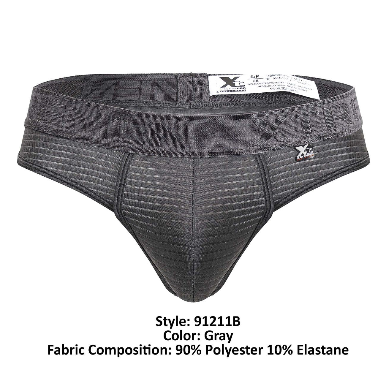 Xtremen 91211B Microfiber Thongs Color Gray