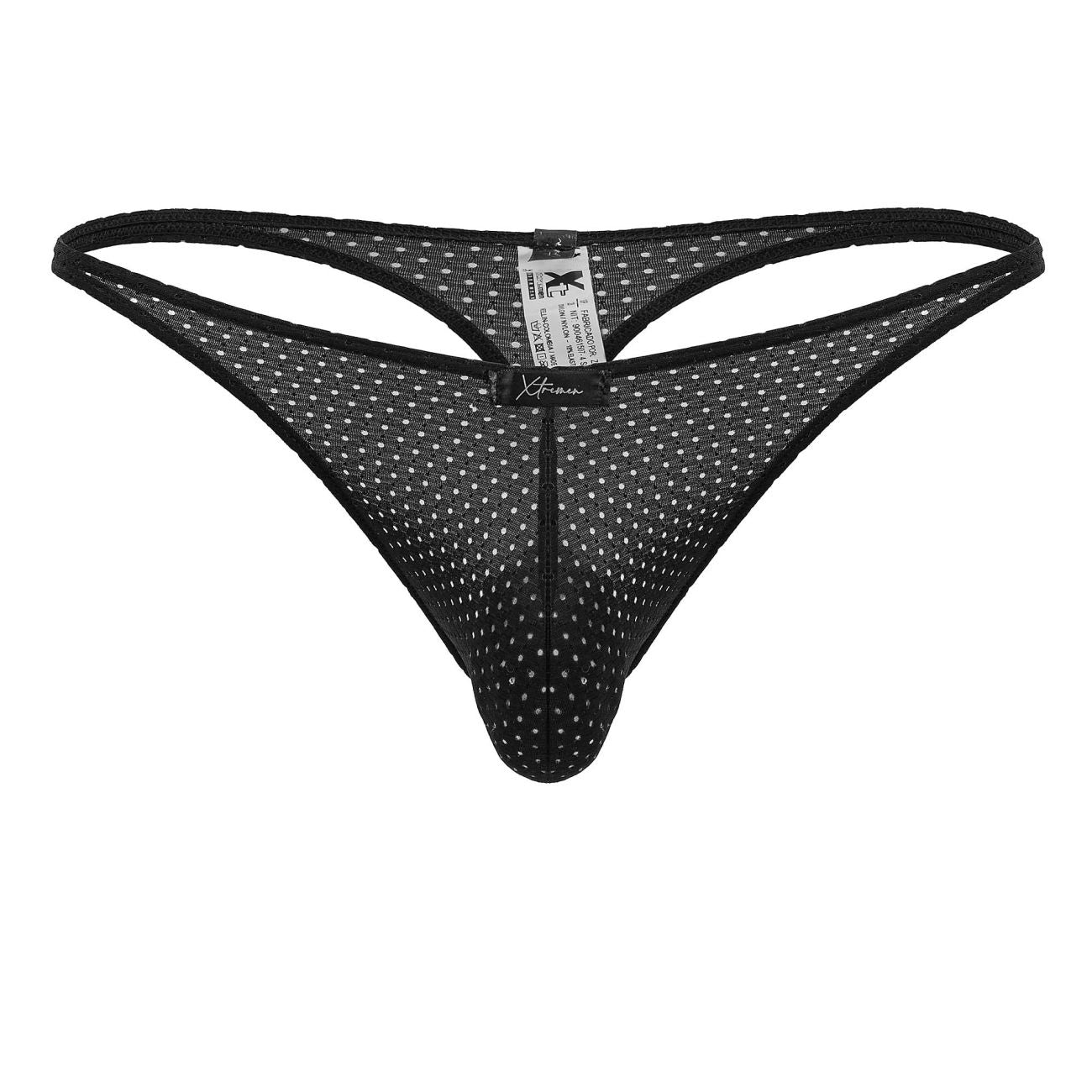 Xtremen 91214B Mikrofaser-Strings Farbe Schwarz